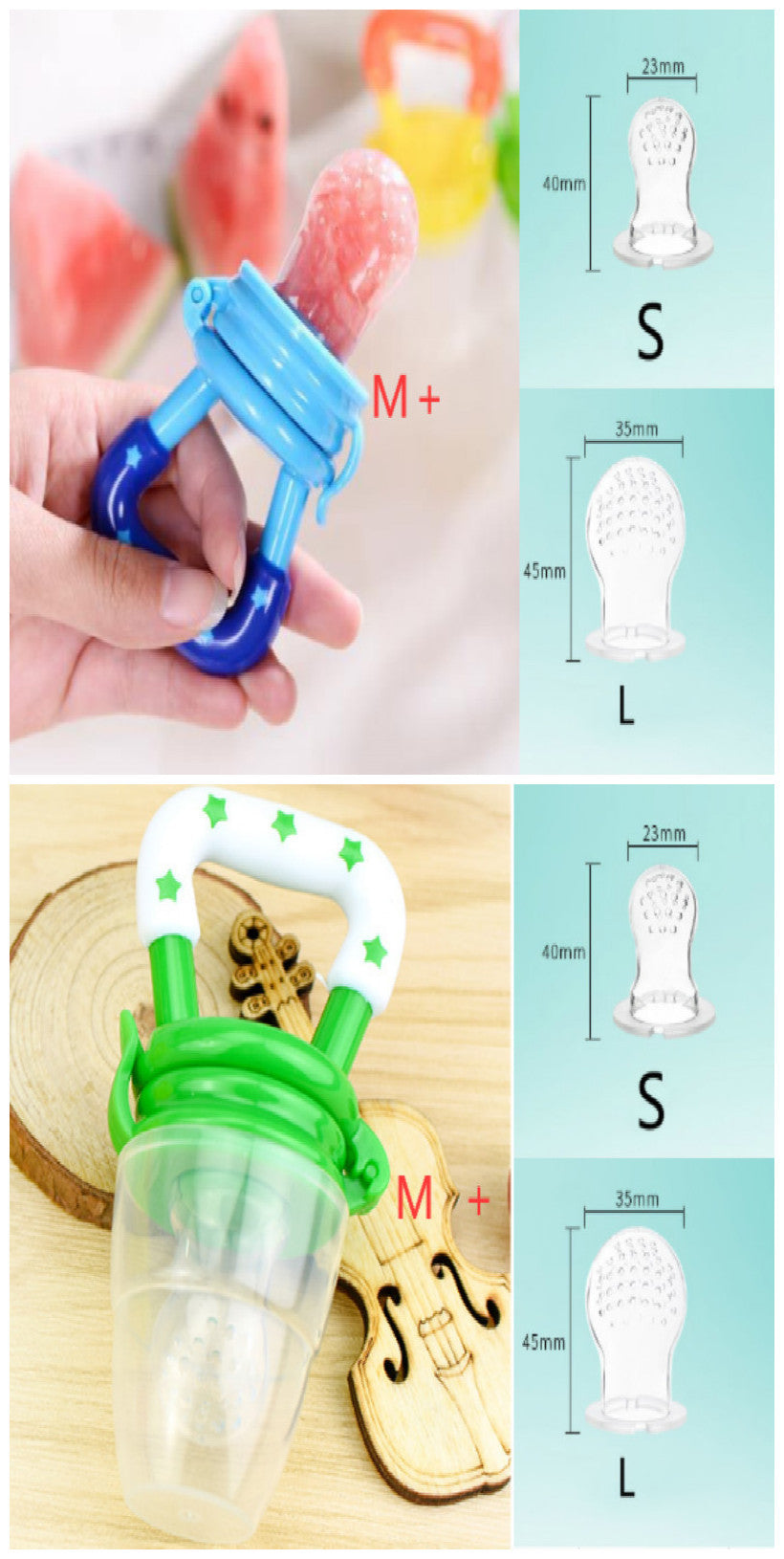 New Baby Silicone Pacifier, Encapsulated To Soothe Complementary Food Feeding Artifact